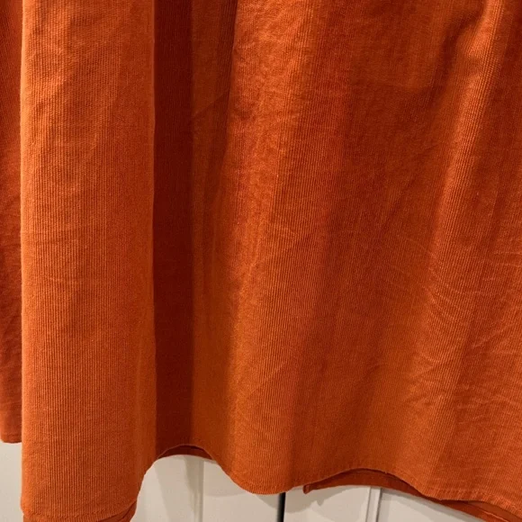 House of Harlow Orange Corduroy Women's Skirt - Picture 5 of 5